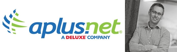 Image of Damon Fieldgate and the Aplus.net logo Image of Damon Fieldgate and the Aplus.net logo