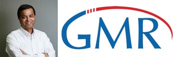 Image of Ajay Prasad with GMR Transcription logo