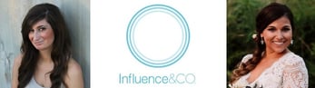 Images of Taylor Oster and Natalie Slyman with the Influence and Co. logo