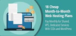 22 Cheap Month-to-Month Web Hosting Plans (2024)