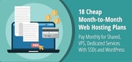 22 Cheap Month-to-Month Web Hosting Plans (2024)