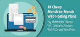 22 Cheap Month-to-Month Web Hosting Plans (March 2024)