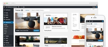 Device screenshots of WordPress Device screenshots of WordPress