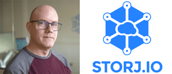 John Gleeson's headshot and the Storj logo John Gleeson's headshot and the Storj logo