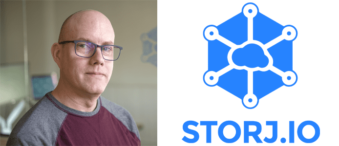 John Gleeson's headshot and the Storj logo John Gleeson's headshot and the Storj logo
