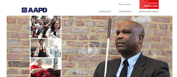 Screenshot of the AAPD's website Screenshot of the AAPD's website