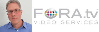 Image of Bob Appel and FORA.tv logo