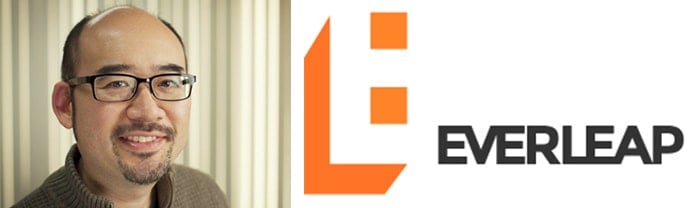 Images of Takeshi Eto and Everleap logo Images of Takeshi Eto and Everleap logo