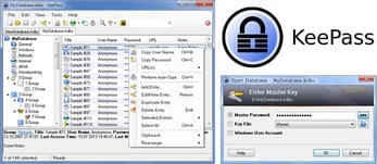 KeePass screenshots and logo