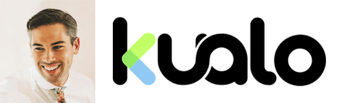 Jo Stonehouse's headshot and the Kualo logo Jo Stonehouse's headshot and the Kualo logo