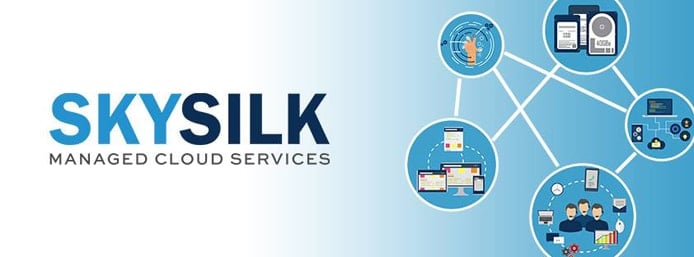Graphic depicting the interconnectivity of SkySilk's IaaS Graphic depicting the interconnectivity of SkySilk's IaaS