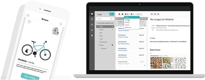 Device screenshots of Hostopia email marketing tools Device screenshots of Hostopia email marketing tools