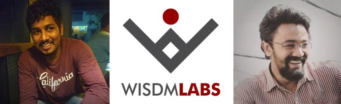 Sagar Sheral and Samrat Roy's headshots and the WisdmLabs logo Sagar Sheral and Samrat Roy's headshots and the WisdmLabs logo