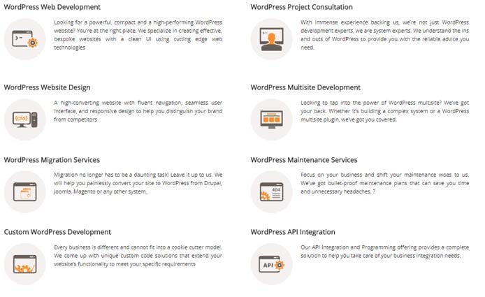 Screenshot of WisdmLabs' WordPress solutions Screenshot of WisdmLabs' WordPress solutions