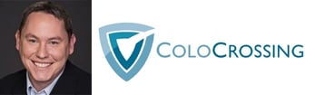 Andy Mantges's headshot and the ColoCrossing logo