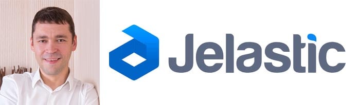 Ruslan Synytsky's headshot and the Jelastic logo Ruslan Synytsky's headshot and the Jelastic logo