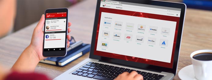 Photo of AuthPoint's push notification appearing on a smartphone after access was requested via PC Photo of AuthPoint's push notification appearing on a smartphone after access was requested via PC