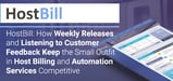 HostBill: How Weekly Releases and Listening to Customer Feedback Keep the Small Outfit in Host Billing and Automation Services Competitive