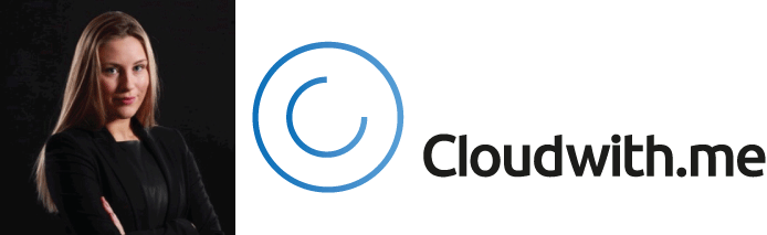 Image of Emma Morris with the Cloud With Me logo Image of Emma Morris with the Cloud With Me logo