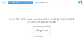 Screenshot of Cloud With Me signup page Screenshot of Cloud With Me signup page