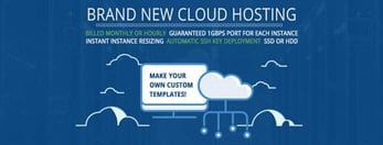 Promotional graphic of Hostwinds' Cloud Platform
