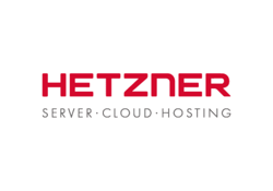 Hetzner logo on white background