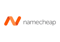 Namecheap logo on white background