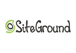SiteGround logo on white background