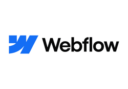 Webflow logo on white background
