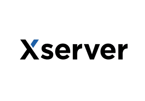 Xserver logo on white background Xserver logo on white background