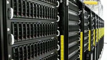 Image of servers in a datacenter