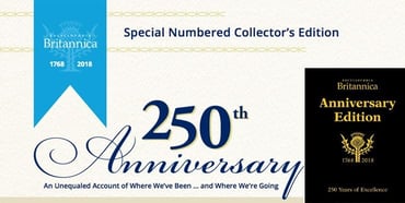 Banner for Encyclopaedia Britannica 250th Anniversary Edition 