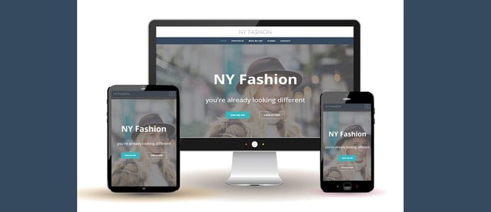 Graphical depiction of responsive mobile design Graphical depiction of responsive mobile design