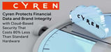 Cyren Protects Financial Data and Brand Integrity with Cloud-Based Security That Costs 80% Less Than Standard Hardware