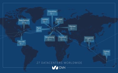 Screenshot of OVH datacenter map Screenshot of OVH datacenter map