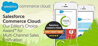 Salesforce Commerce Cloud Our Editors Choice Award For Multi Channel Sales Unification