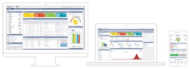 Screenshot of NetSuite platform dashboards