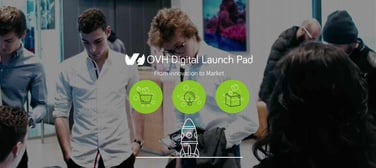 Screenshot of Digital Launch Pad page on OVH website