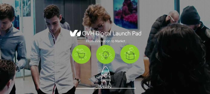 Screenshot of Digital Launch Pad page on OVH website