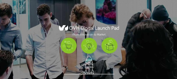 Screenshot of Digital Launch Pad page on OVH website Screenshot of Digital Launch Pad page on OVH website