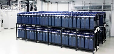 Image of servers in a Contabo datacenter Image of servers in a Contabo datacenter