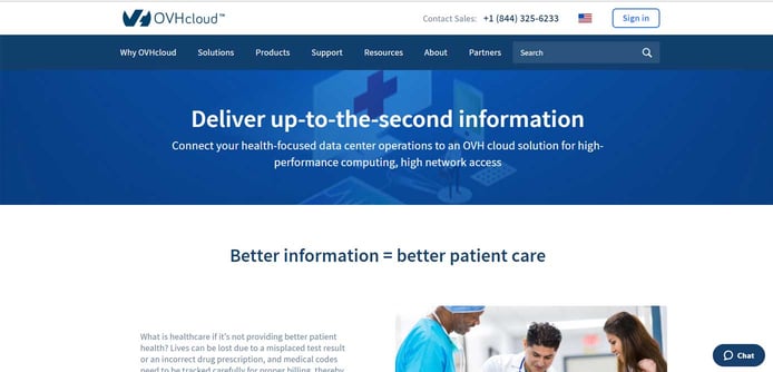 Screenshot of OVH HIPAA-compliant hosting Screenshot of OVH HIPAA-compliant hosting