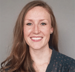 Portrait of Samantha Patterson, Marketing Manager for PrintingForLess Portrait of Samantha Patterson, Marketing Manager for PrintingForLess