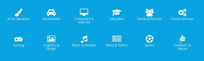Logos depicting a range of industries served.