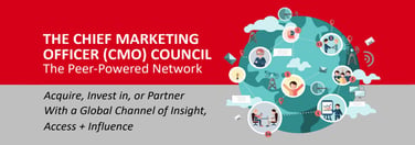 Graphic depicting CMO Council benefits Graphic depicting CMO Council benefits