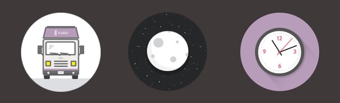 Icons depicting feature set Icons depicting feature set