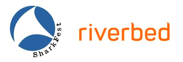 SharkFest and Riverbed logos