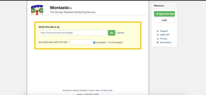 Screenshot of Montastic Screenshot of Montastic