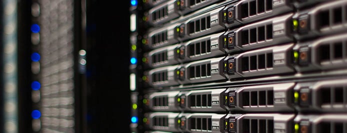 Image of servers in a datacenter Image of servers in a datacenter