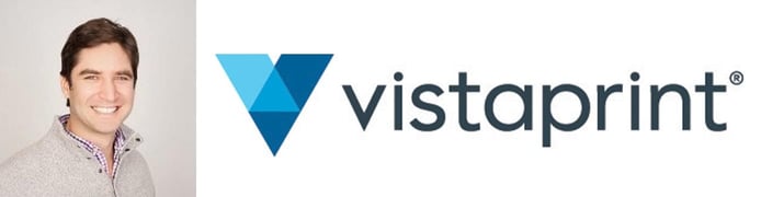Image of Alfredo Ramos with the Vistaprint logo Image of Alfredo Ramos with the Vistaprint logo